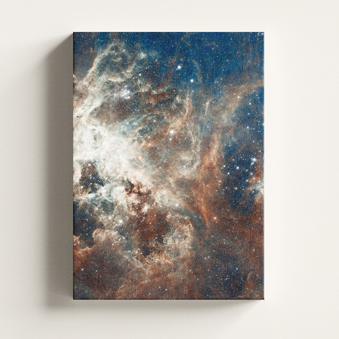 Tarantula Nebula print on a stretched canvas, Skylit Studio
