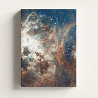 Tarantula Nebula print on a stretched canvas, Skylit Studio
