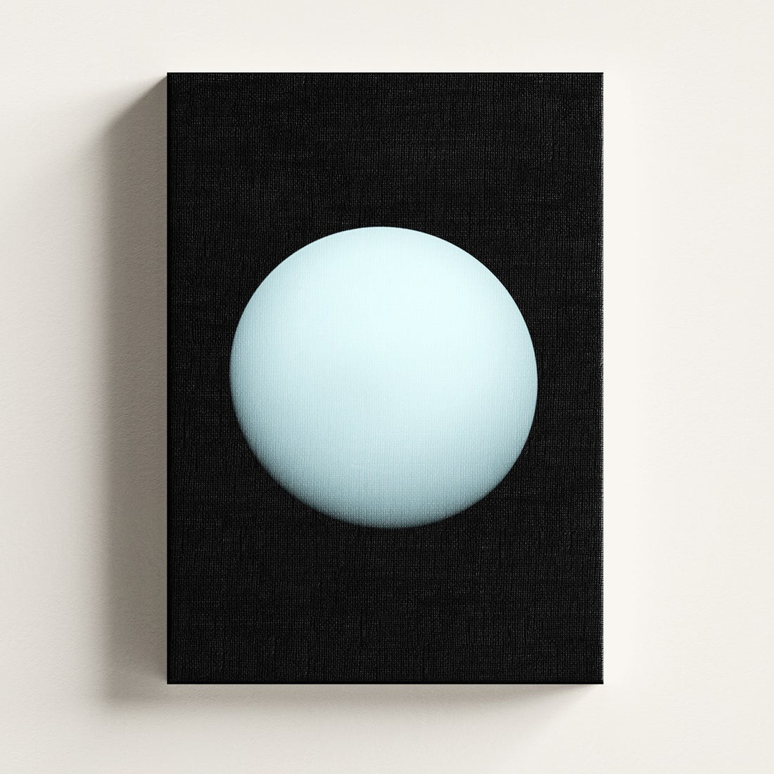 Uranus print on a stretched canvas, Skylit Studio