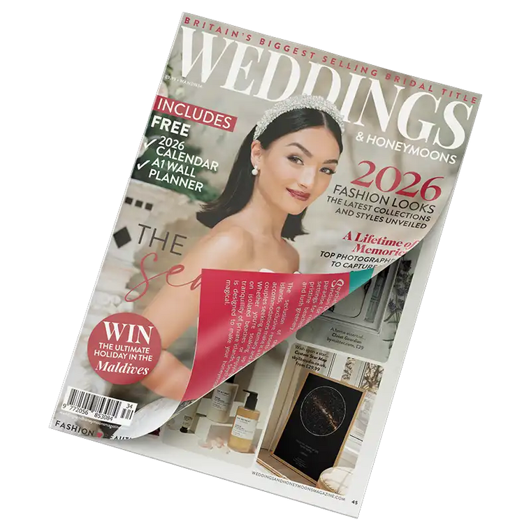 Featured in Weddings & Honeymoons Magazine 2026