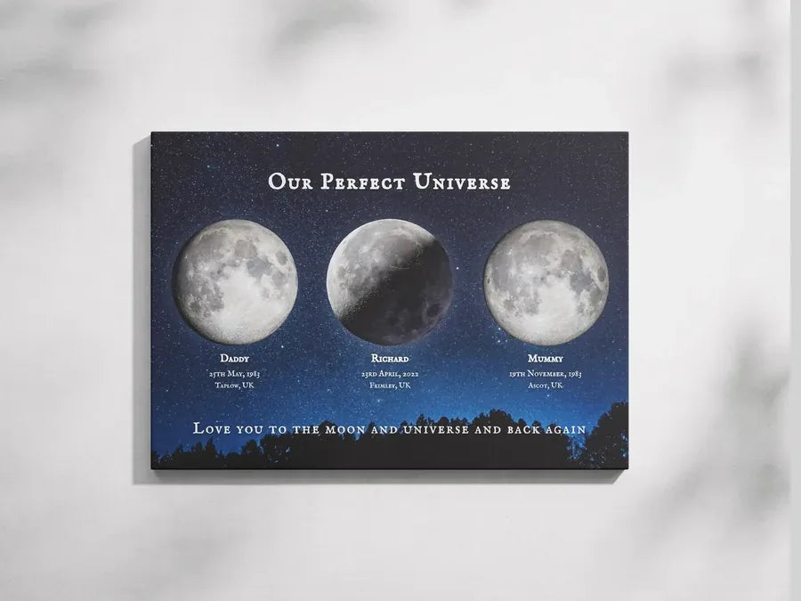 Family Moon print