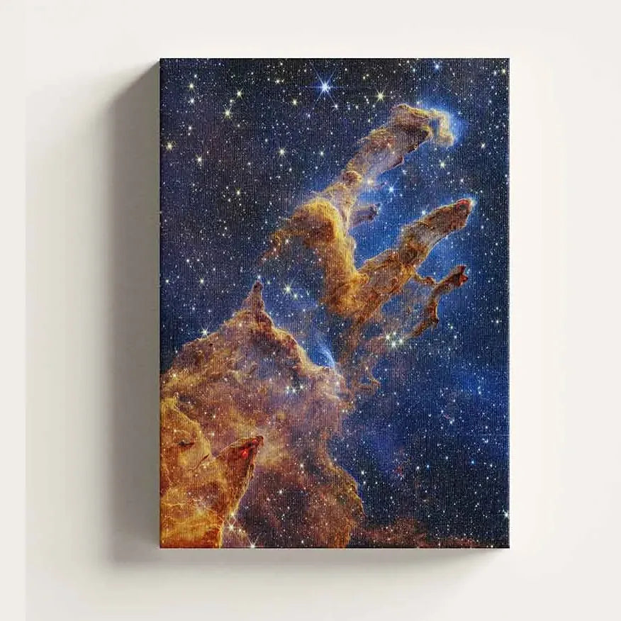 James Webb telescope deep-space print